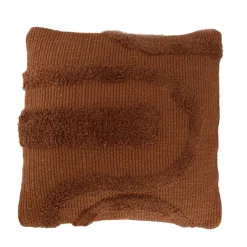 Discount Coussin TIKIA coloris marron 45 x 45 cm - 4MURS Coussins
