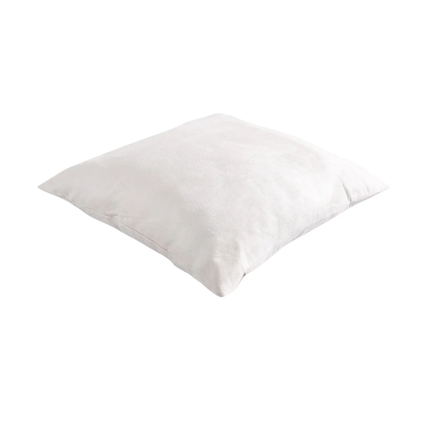 Fashion Coussin VELVET coloris blanc 45 x 45 cm - 4MURS Coussins