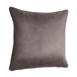 Clearance Coussin VELVET coloris taupe 45 x 45 cm - 4MURS Coussins