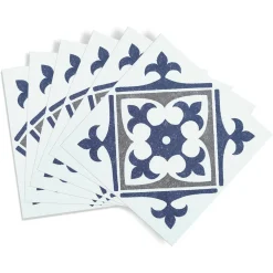 Clearance Revêtement adhésif MINI WALL TILES NADIA BLUE bleu - 4MURS Revêtements Muraux