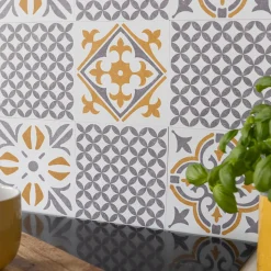 Sale Revêtement adhésif MINI WALL TILES CUBIA GOLD or - 4MURS Revêtements Muraux