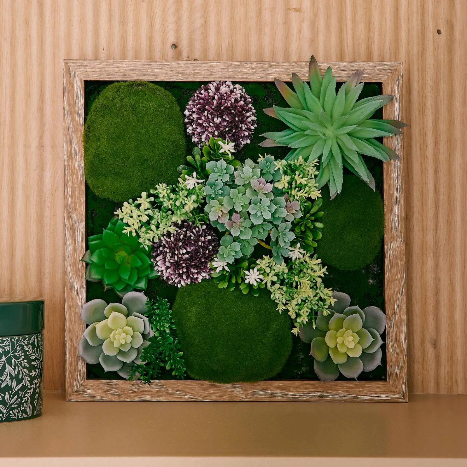 Sale Déco murale EDEN coloris vert - 4MURS Objets Muraux