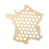 New Déco murale MAP BIERE coloris bois - 4MURS Objets Muraux