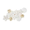 Sale Déco murale métal FOLK coloris blanc et or - 4MURS Objets Muraux