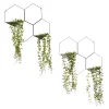 Outlet Déco murale métal HEXA coloris noir - 4MURS Objets Muraux