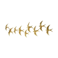 Sale Déco murale métal VINCIANE coloris or - 4MURS Objets Muraux