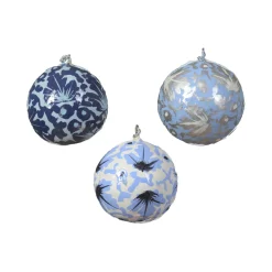 Online Décoration à suspendre BOULE WINTER S coloris bleu - 4MURS Objets Déco|Objets Muraux