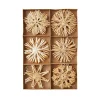 New Décoration à suspendre COFFRET 12 FLOCONS coloris paille - 4MURS Objets Déco|Objets Muraux
