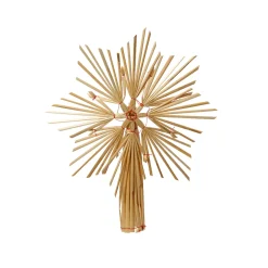 Outlet Décoration à suspendre ETOILE SAPIN coloris paille - 4MURS Objets Déco|Objets Muraux