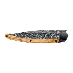 Fashion Couteau PACIFIQUE coloris Black, Olivier - 4MURS Arts De La Table