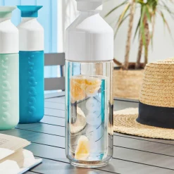 Discount Gourde INSULATED VERRE coloris Blanc/Transparent - 4MURS Activités En Plein Air|Arts De La Table
