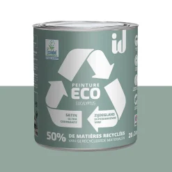 Discount Peinture ECO Peinture eucalyptus Satiné 2 L - 4MURS Peintures