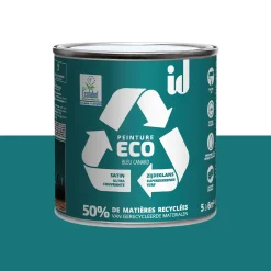 Clearance Peinture ECO Peinture bleu canard Satiné 0,5 L - 4MURS Peintures