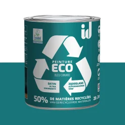 Online Peinture ECO Peinture bleu canard Satiné 2 L - 4MURS Peintures