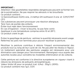 Best Peinture ECO Peinture noir Satiné 2 L - 4MURS Peintures