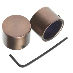 Sale Embout GLACAGE coloris chocolat - 4MURS Voilages, Vitrages, Stores Et Accessoires