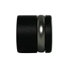 Clearance Embout JURA coloris noir - 4MURS Voilages, Vitrages, Stores Et Accessoires