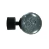 Sale Embout JURA coloris noir / verre fumé - 4MURS Voilages, Vitrages, Stores Et Accessoires