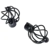 Outlet Embout OBSIDIENNE coloris noir - 4MURS Voilages, Vitrages, Stores Et Accessoires