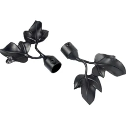 Online Embout OBSIDIENNE coloris noir - 4MURS Voilages, Vitrages, Stores Et Accessoires