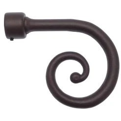 Outlet Embout OXYDE coloris rouille - 4MURS Voilages, Vitrages, Stores Et Accessoires