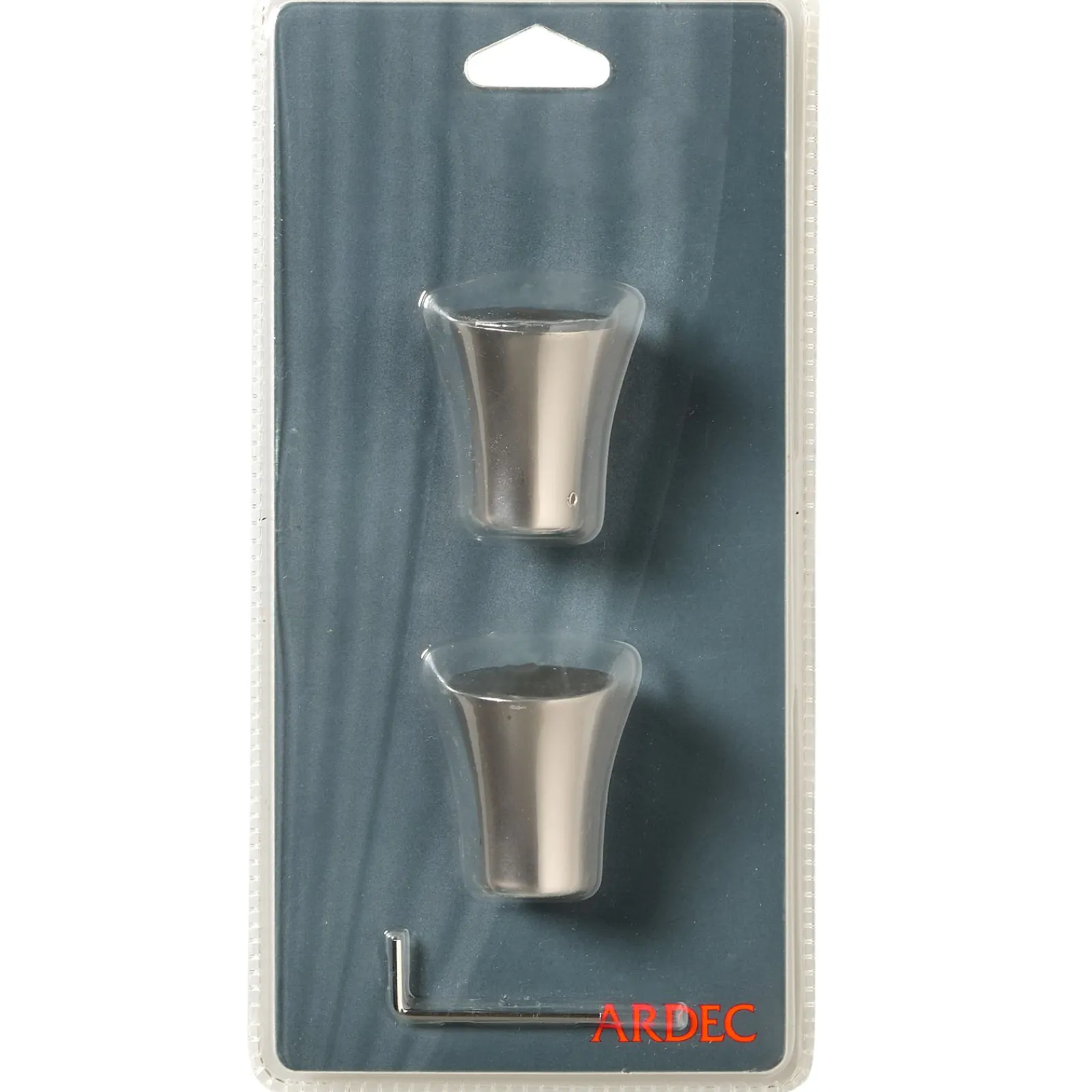 Hot Embout PYRITE coloris nickel satin - 4MURS Voilages, Vitrages, Stores Et Accessoires