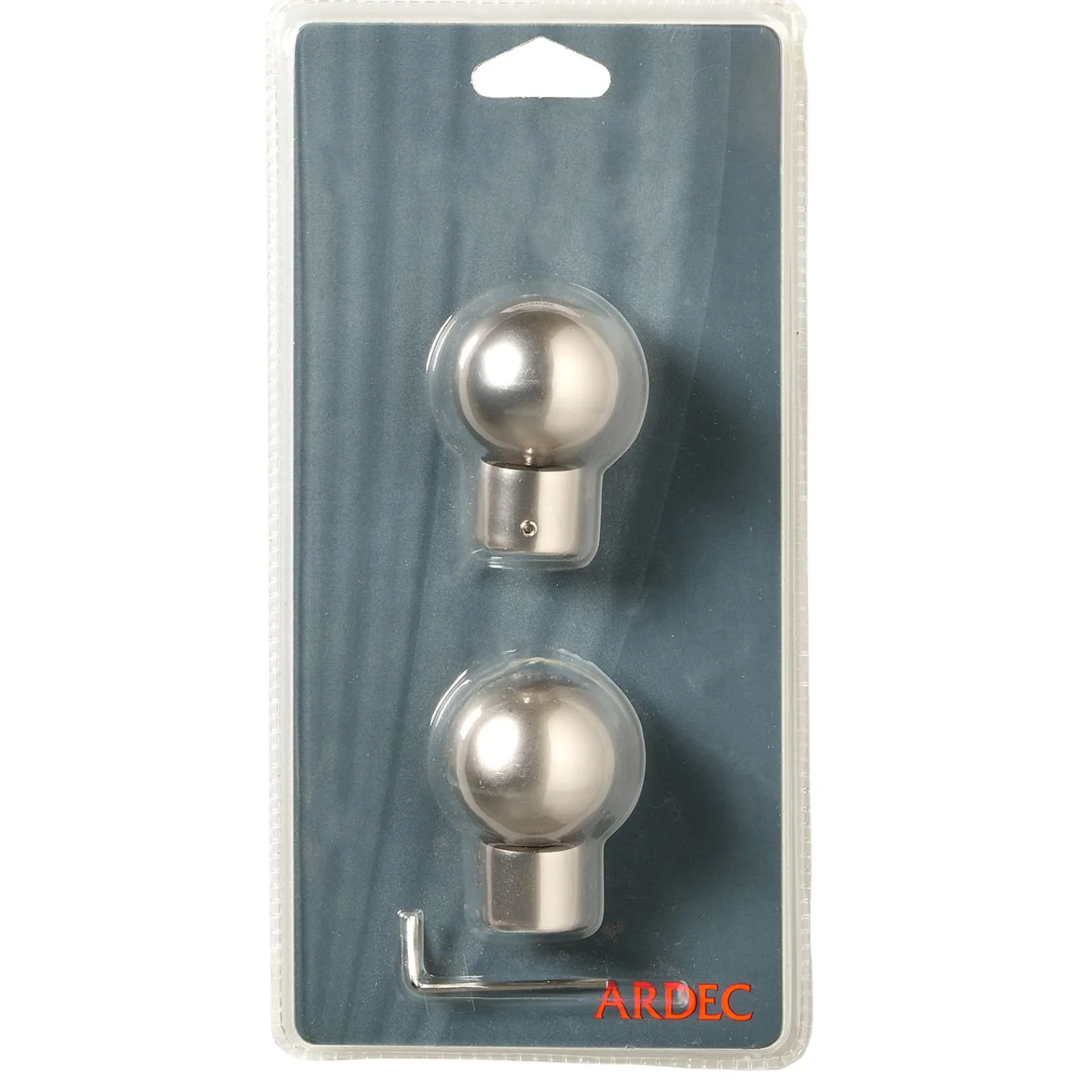 Outlet Embout PYRITE coloris nickel satin - 4MURS Voilages, Vitrages, Stores Et Accessoires