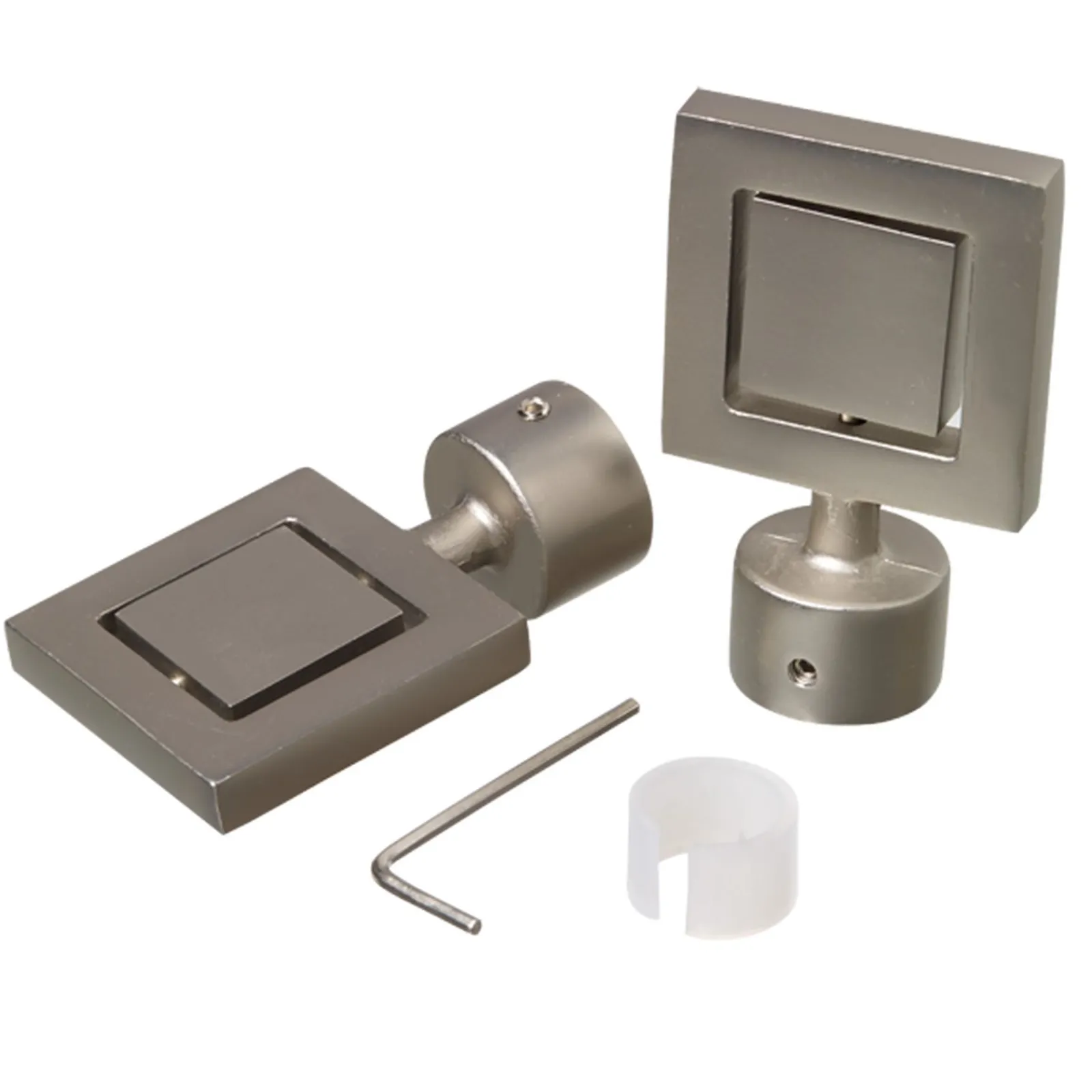 Online Embout PYRITE coloris nickel satin - 4MURS Voilages, Vitrages, Stores Et Accessoires