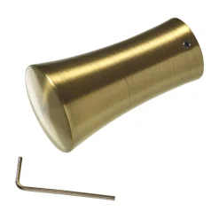 Hot Embout TOMBAC coloris laiton vieilli - 4MURS Voilages, Vitrages, Stores Et Accessoires