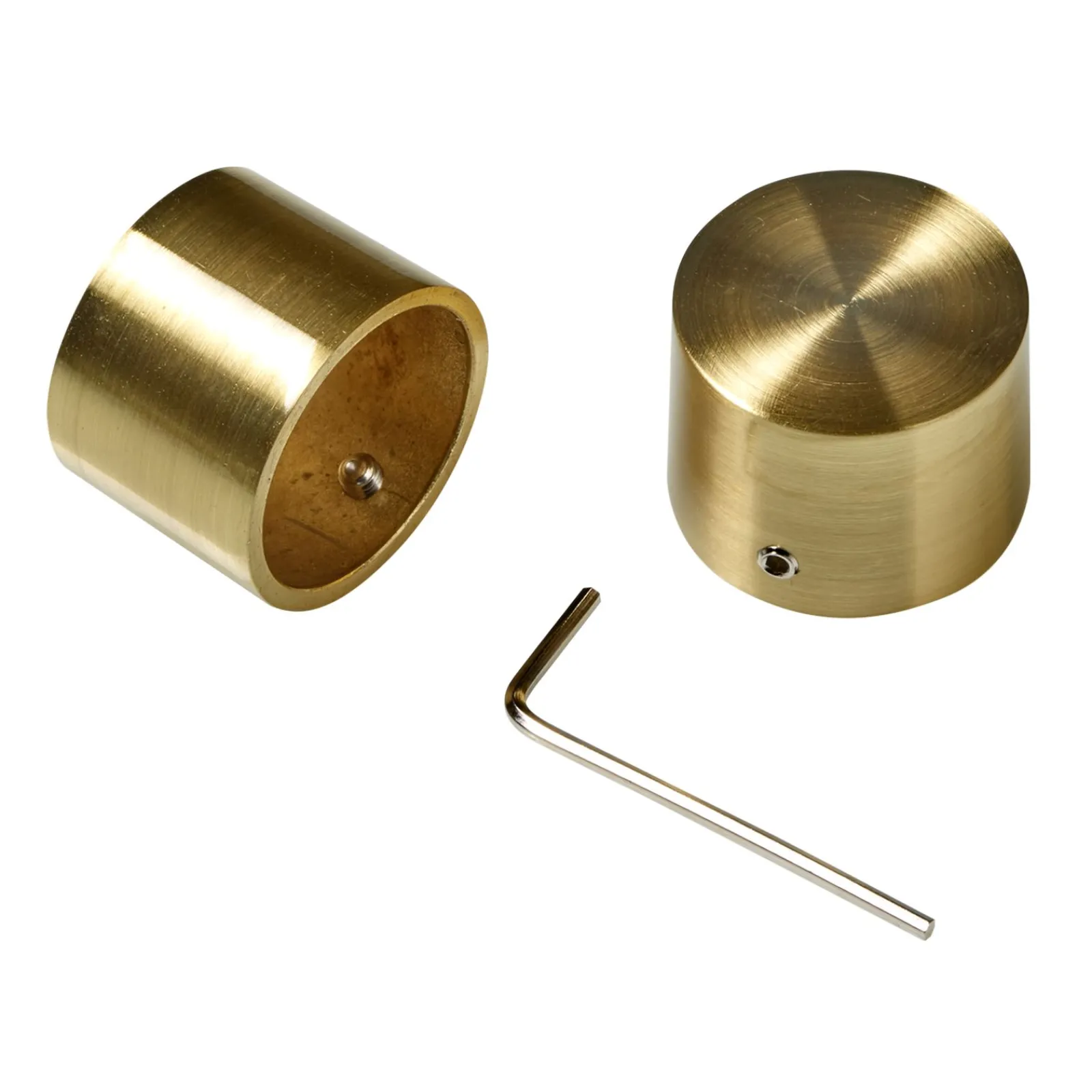 Clearance Embout TROMPETTE coloris laiton mat - 4MURS Voilages, Vitrages, Stores Et Accessoires