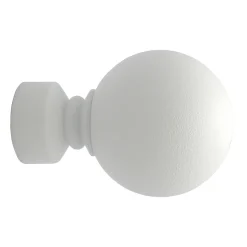 Best Embout VELOURS coloris blanc grainé - 4MURS Voilages, Vitrages, Stores Et Accessoires