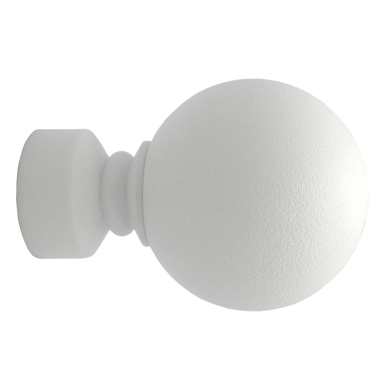 Best Embout VELOURS coloris blanc grainé - 4MURS Voilages, Vitrages, Stores Et Accessoires