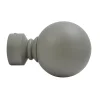 Online Embout VELOURS coloris gris grainé - 4MURS Voilages, Vitrages, Stores Et Accessoires