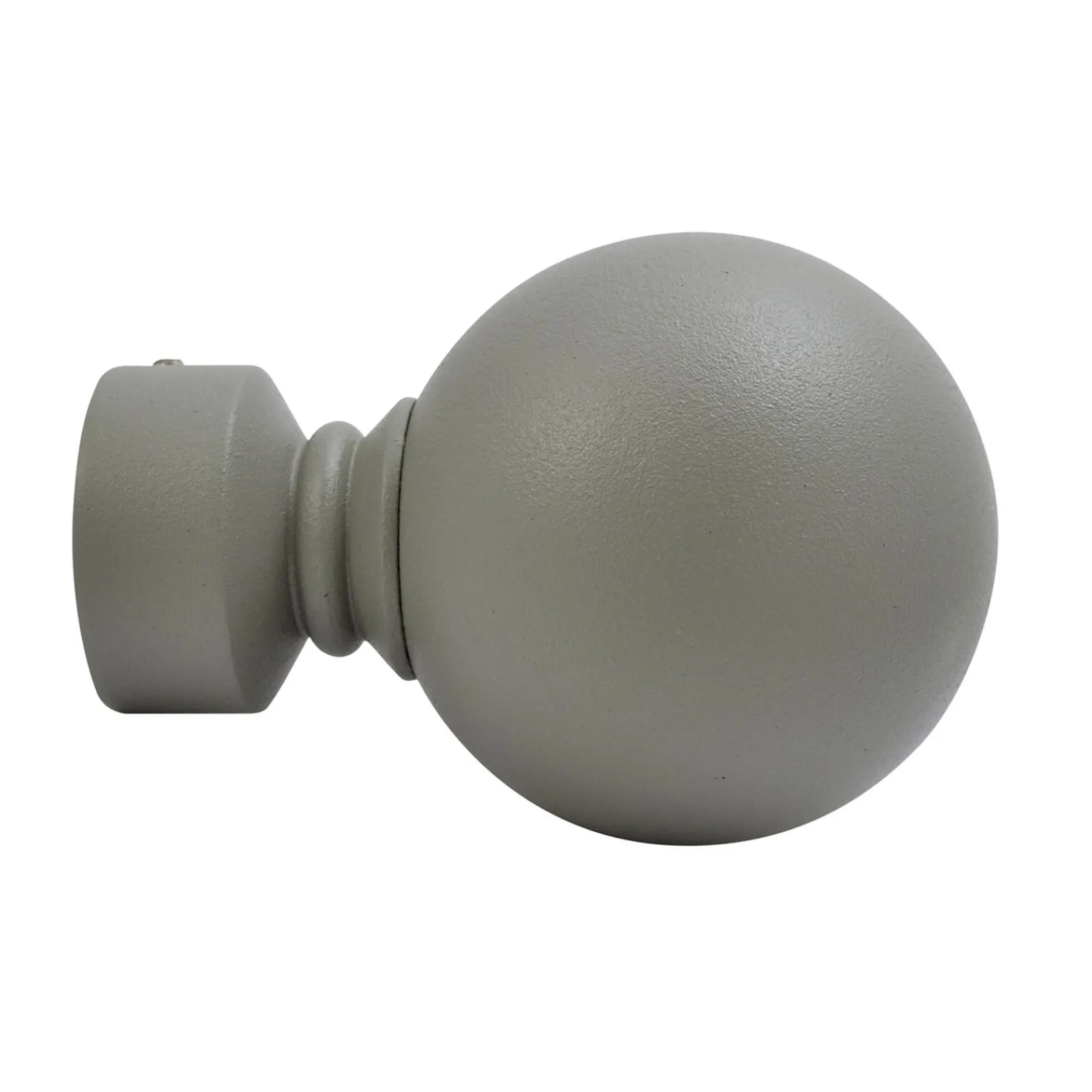 Online Embout VELOURS coloris gris grainé - 4MURS Voilages, Vitrages, Stores Et Accessoires