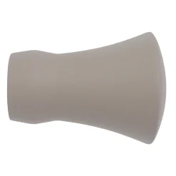 Outlet Embout VELOURS coloris gris grainé - 4MURS Voilages, Vitrages, Stores Et Accessoires