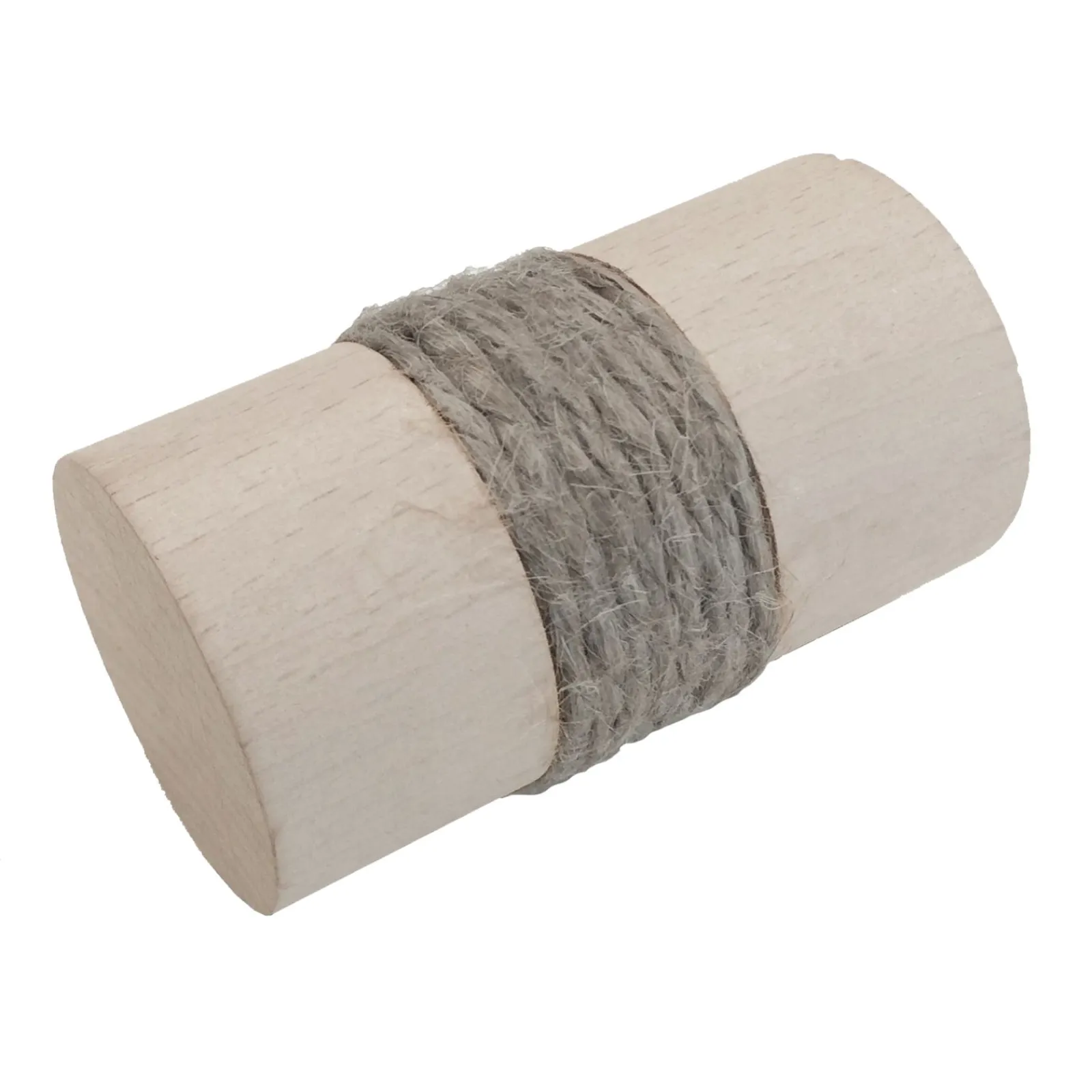Hot Embout WOODY coloris naturel - 4MURS Voilages, Vitrages, Stores Et Accessoires
