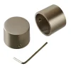Sale Embout ZEN coloris nickel givré - 4MURS Voilages, Vitrages, Stores Et Accessoires