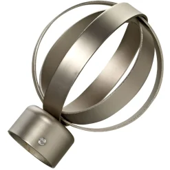 New Embout ZEN coloris nickel givré - 4MURS Voilages, Vitrages, Stores Et Accessoires