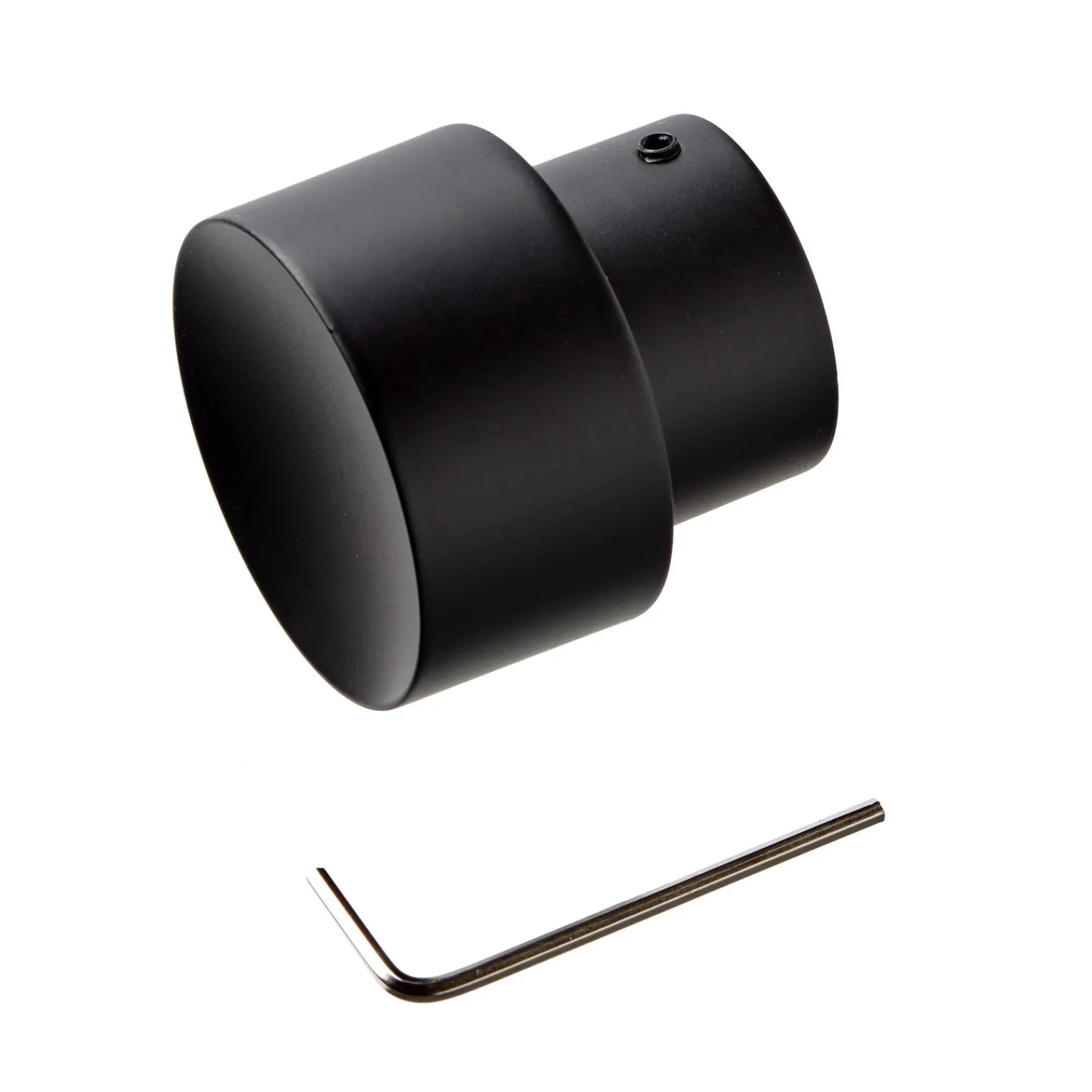 Outlet Embout ZEN coloris noir mat - 4MURS Voilages, Vitrages, Stores Et Accessoires