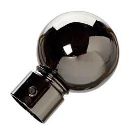 Best Embout ZEN coloris noir miroir - 4MURS Voilages, Vitrages, Stores Et Accessoires