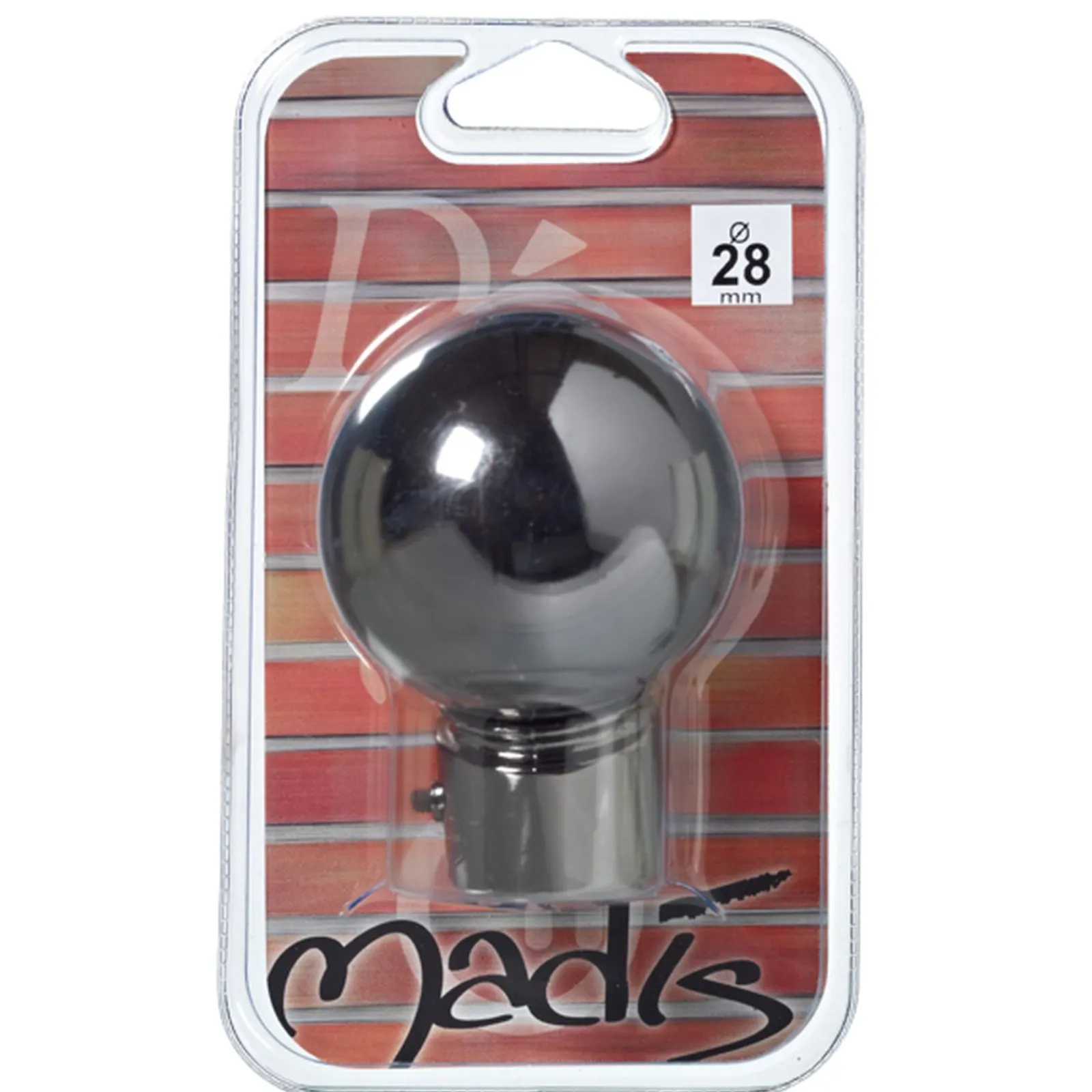 Best Embout ZEN coloris noir miroir - 4MURS Voilages, Vitrages, Stores Et Accessoires
