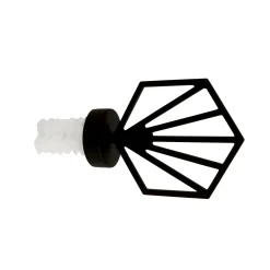 Discount Embout ZEN coloris noir mat - 4MURS Voilages, Vitrages, Stores Et Accessoires