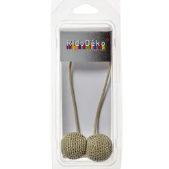 Outlet Embrasse aimantée FELLI coloris beige - 4MURS Voilages, Vitrages, Stores Et Accessoires