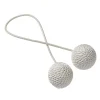 Best Embrasse aimantée FELLI coloris blanc - 4MURS Voilages, Vitrages, Stores Et Accessoires