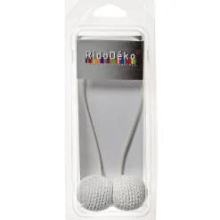 Best Embrasse aimantée FELLI coloris blanc - 4MURS Voilages, Vitrages, Stores Et Accessoires