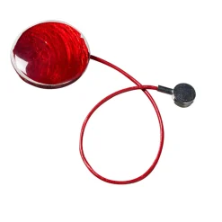 Fashion Embrasse aimantée MURANO coloris rouge - 4MURS Voilages, Vitrages, Stores Et Accessoires