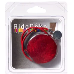 Fashion Embrasse aimantée MURANO coloris rouge - 4MURS Voilages, Vitrages, Stores Et Accessoires