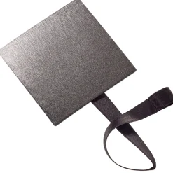 Clearance Embrasse aimantée NACRE CARRÉE coloris noir - 4MURS Voilages, Vitrages, Stores Et Accessoires