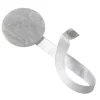 Clearance Embrasse aimantée NACRE RONDE coloris blanc - 4MURS Voilages, Vitrages, Stores Et Accessoires