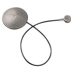Hot Embrasse aimantée SPIRALE coloris argent - 4MURS Voilages, Vitrages, Stores Et Accessoires
